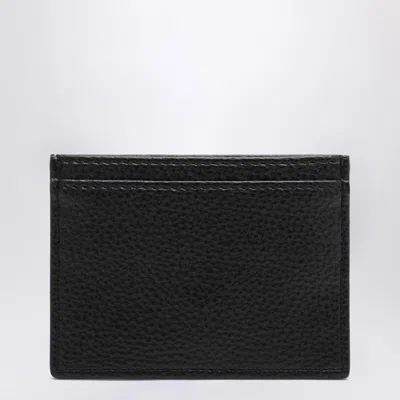 Vivienne Westwood Orb Logo-plaque Card Holder In Black
