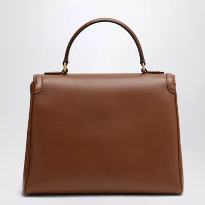 Valentino Large Shoulder Bag 9to5 Tobacco In Brown