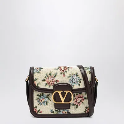 Valentino Garavani  Small Bag 9to5 In Jacquard Fabric Papier Floral In Multi