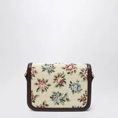 Valentino Garavani  Small Bag 9to5 In Jacquard Fabric Papier Floral In Multi