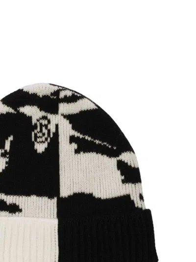 Burberry Ekd Cashmere Blend Beanie In Multi
