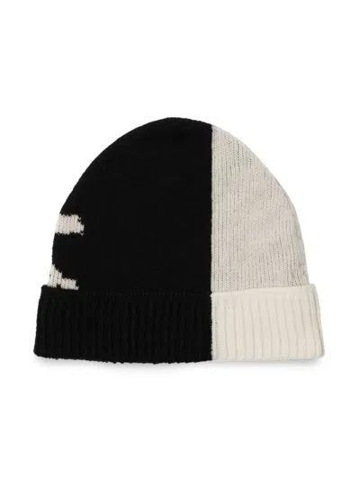 Burberry Ekd Cashmere Blend Beanie In Multi