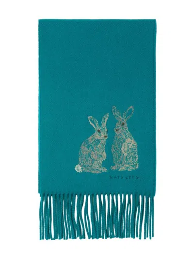 Burberry Scarfs In Blue
