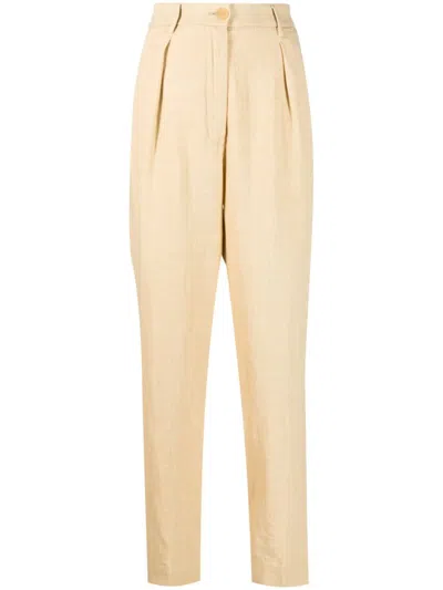 Forte Forte Forte_forte Canvas High Waist Pants Clothing In Neutral