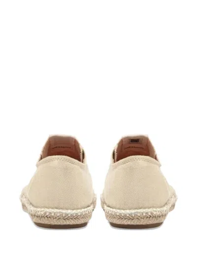 Autry Espadrillas Low Canvas Sneakers In Beige