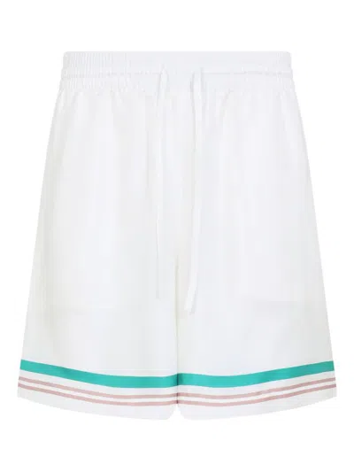 Casablanca Casa Way Drawstring-waist Track Shorts In Multi