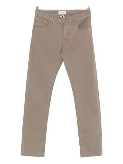 Jacob Cohen Five-pocket Trousers In Gray