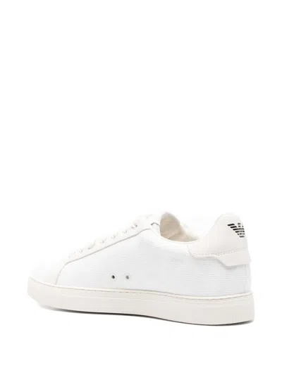Emporio Armani Exclusive Allover Logo Sneakers In Multi