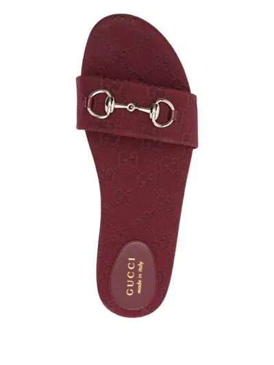 Gucci Women Siaga Ciabattina Tutta Gg Sandalo In Multi