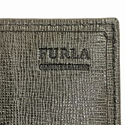 Pre-owned Furla Black Leather Wallet (bi-fold) ()