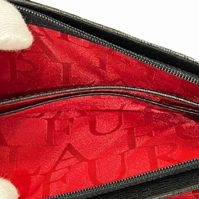 Pre-owned Furla Black Leather Wallet (bi-fold) ()