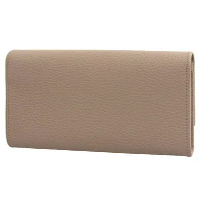 Pre-owned Gucci Beige Leather Coin Purse/coin Case ()