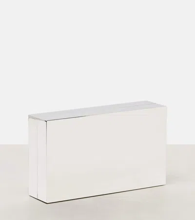 Totême Box Mini Clutch In Silver