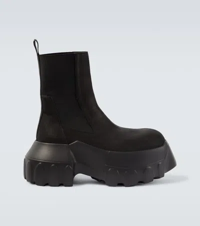 Rick Owens Beatle Mega Tractor Boots In Black