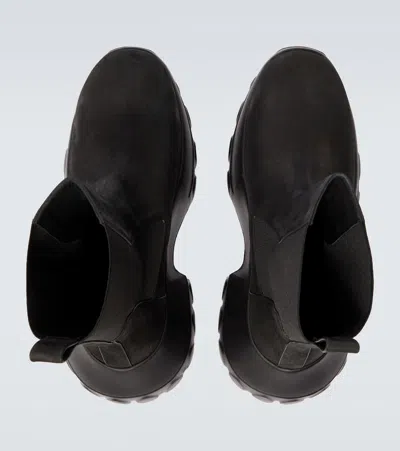 Rick Owens Beatle Mega Tractor Boots In Black