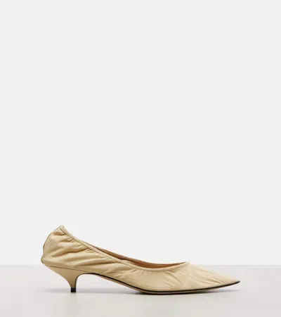 The Row Pointed High Heels In Neutral