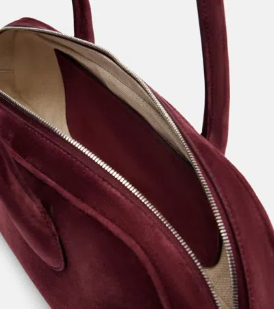 Magda Butrym Brigitte Burgundy Handbag With Structured Silhouette In Red