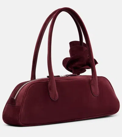 Magda Butrym Brigitte Burgundy Handbag With Structured Silhouette In Red