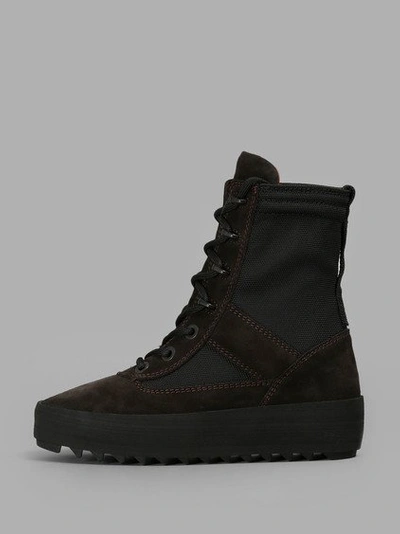 Shop Yeezy Black Military Boots
