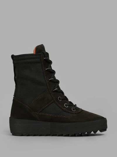 Shop Yeezy Black Military Boots