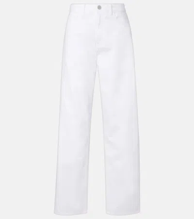 Rohe Low-rise Wide-leg Jeans In White