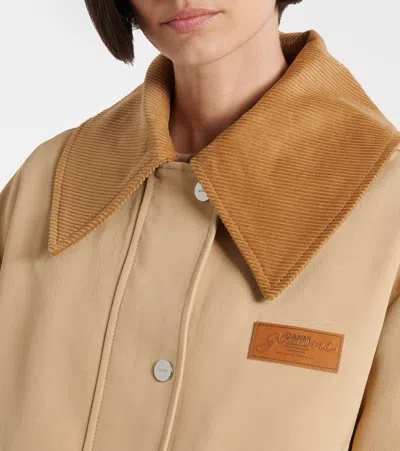 Ganni Carhartt Wip Short Sleeves Pocket Heart T-shirt In Neutral