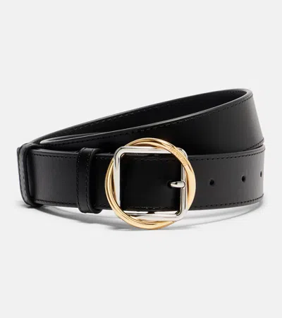 Jacquemus La Ceinture Salon Leather Belt In Black