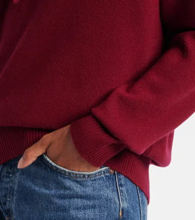 Plan C Wool And Cashmere Sweater In Red