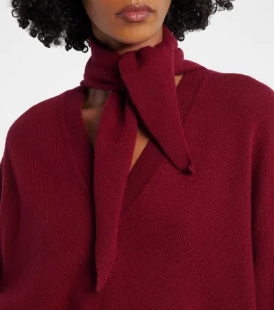 Plan C Wool And Cashmere Sweater In Red