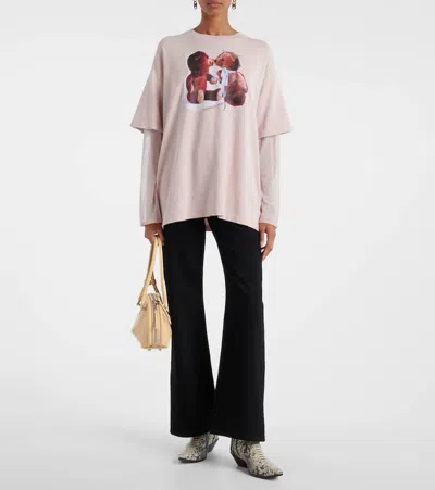 Acne Studios 5-pocket Flared Organic Cotton Jeans In Black