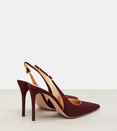 Gianvito Rossi Yves 100mm Slingback Pumps In Multi