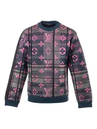 Pre-owned Louis Vuitton 2021 Monogram Sweatshirt In Gray