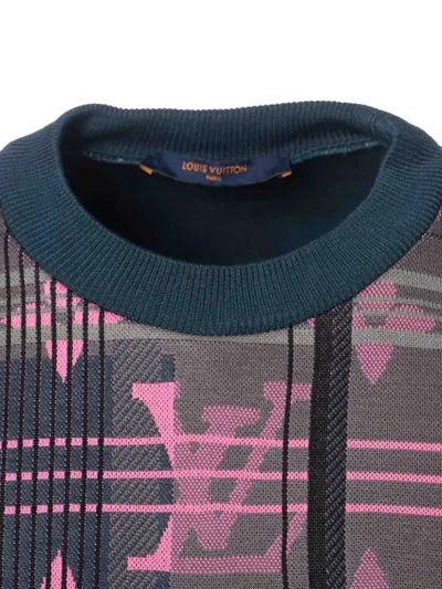 Pre-owned Louis Vuitton 2021 Monogram Sweatshirt In Gray