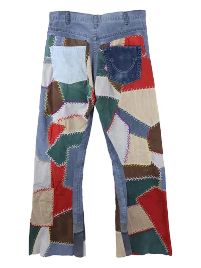 Readymade Corduroy Patchwork Trousers In Multi
