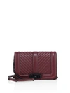 REBECCA MINKOFF Love Chevron Quilted Leather Crossbody Bag