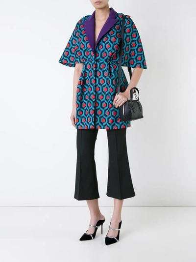 Shop Delpozo Jacquard Fitted Jacket