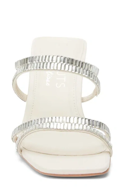 Coconuts By Matisse Aria Rhinestone Sandal In White