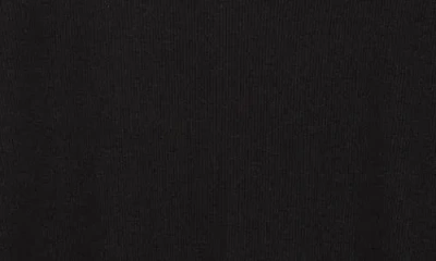 Melrose And Market Banded Hem Rib T-shirt In Black