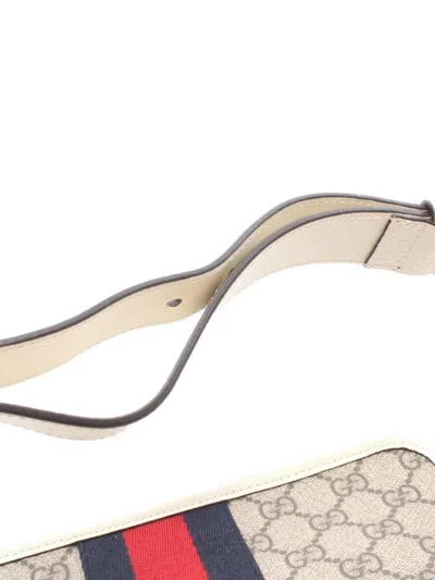 Pre-owned Gucci 2010 Gg Supreme Ophidia Belt Bag In Neutral