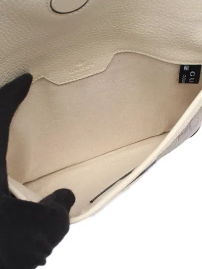 Pre-owned Gucci 2010 Gg Supreme Ophidia Belt Bag In Neutral