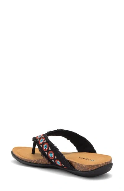 Mykos Jovie Flip Flop In Black