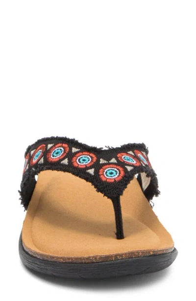 Mykos Jovie Flip Flop In Black