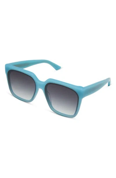 Diff 59mm Thea Paradiso Square Sunglasses In Gray