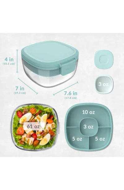 Bentgo Glass Leak Proof Salad Container In Blue