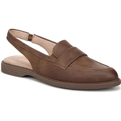 Soul Naturalizer Yeah Slingback Penny Loafers In Brown