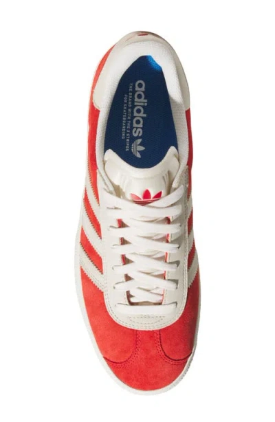 Adidas Originals Adidas Gazelle Adv Skate Shoe In Red