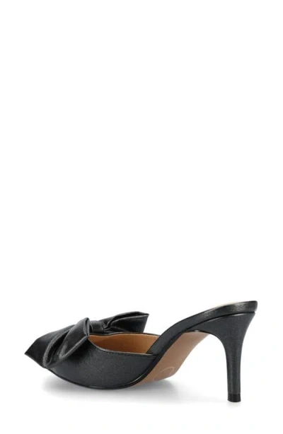 Journee Collection Tiarra Womens Pointed Closed Toe Stiletto Heel Pumps In Black