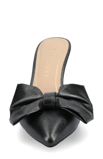 Journee Collection Tiarra Womens Pointed Closed Toe Stiletto Heel Pumps In Black