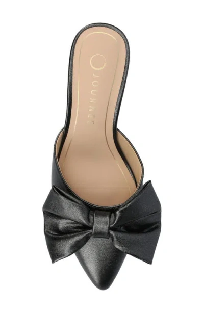 Journee Collection Tiarra Womens Pointed Closed Toe Stiletto Heel Pumps In Black