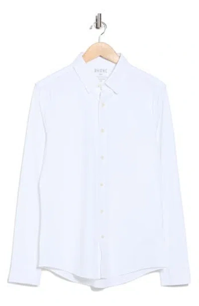 Rhone Commuter Slim Fit Button-up Shirt In White